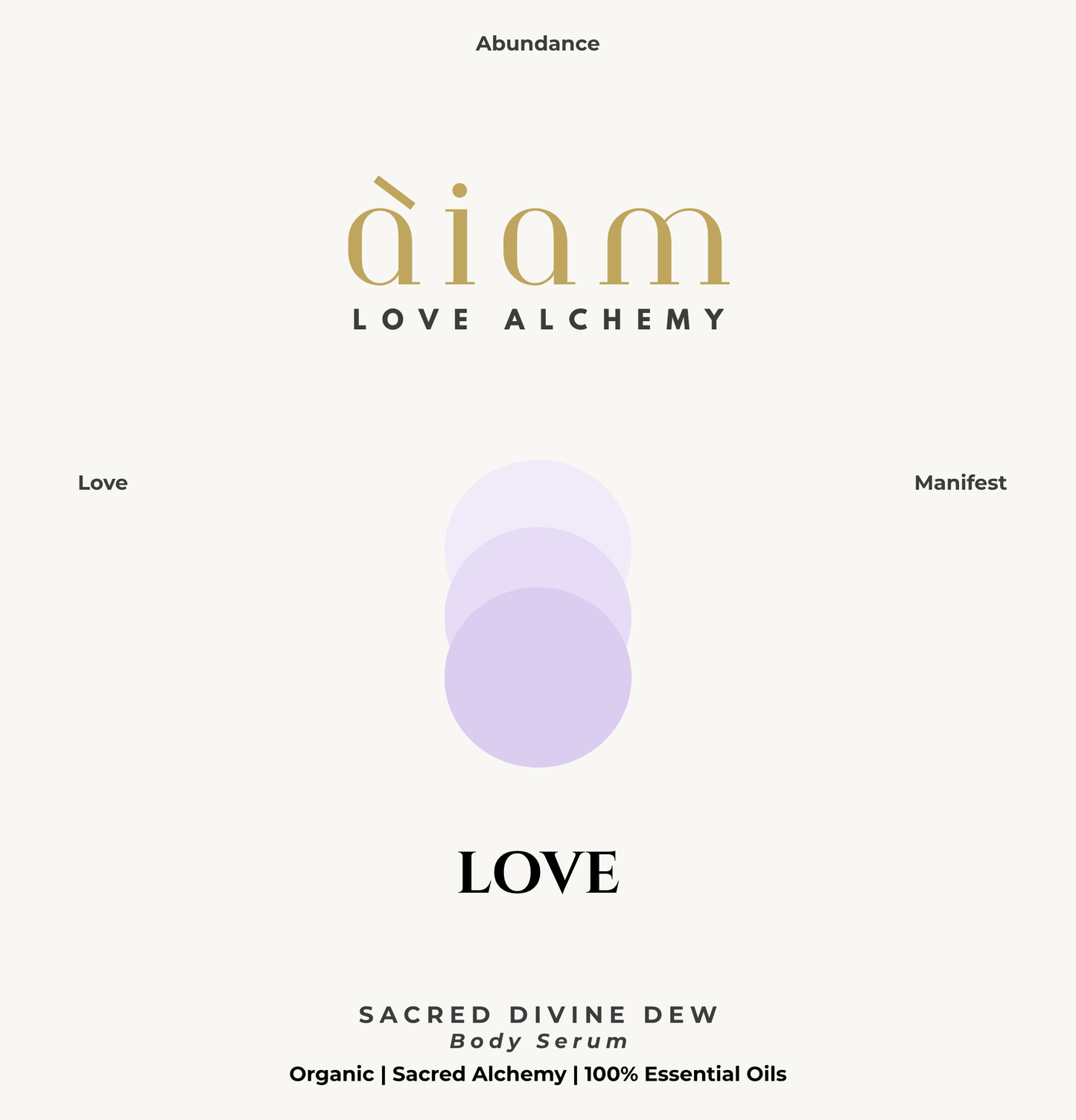 'LOVE' Sacred Divine Dew Body Serum